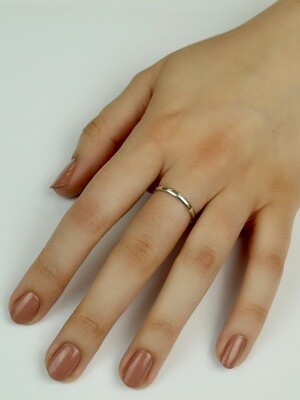 Sterling Silver 2.5mm High Polish Band - RW2988