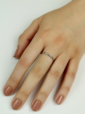 Sterling Silver 2mm High Polish Band - RW3048