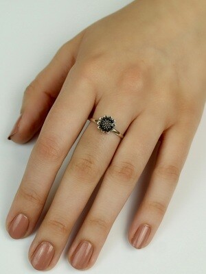 Sterling Silver Sunflower Ring - RW2035
