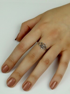 Sterling Silver Small Sun Ring - RW2014