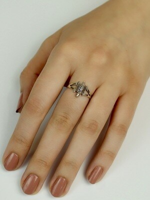 Sterling Silver Turtle Ring - RW2038