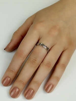 Sterling Silver Vine Band - RW2385