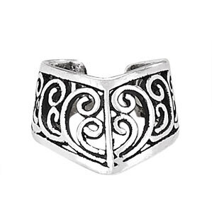 Sterling Silver Filigree Ear Cuff - H16 - 3559