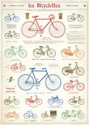 Les Bicyclettes Poster  - 20” X 28” - #315