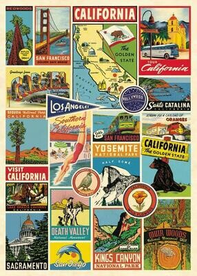 California Collage Poster  - 20” X 28” - #403
