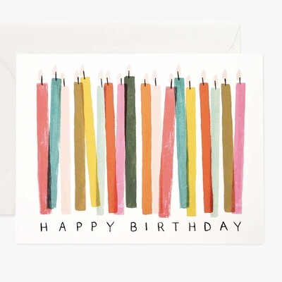 Birthday Candles Card - Rifle Paper Co. RPC153