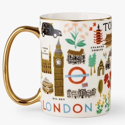 Bon Voyage Porcelain Mug - Rifle Paper Co. RPC68 - FINAL SALE