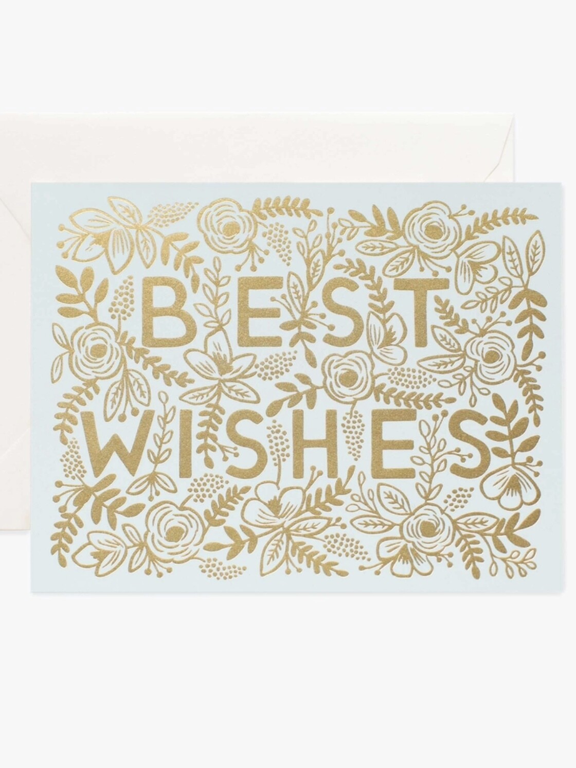 Golden Best Wishes Card - Rifle Paper Co. RPC161