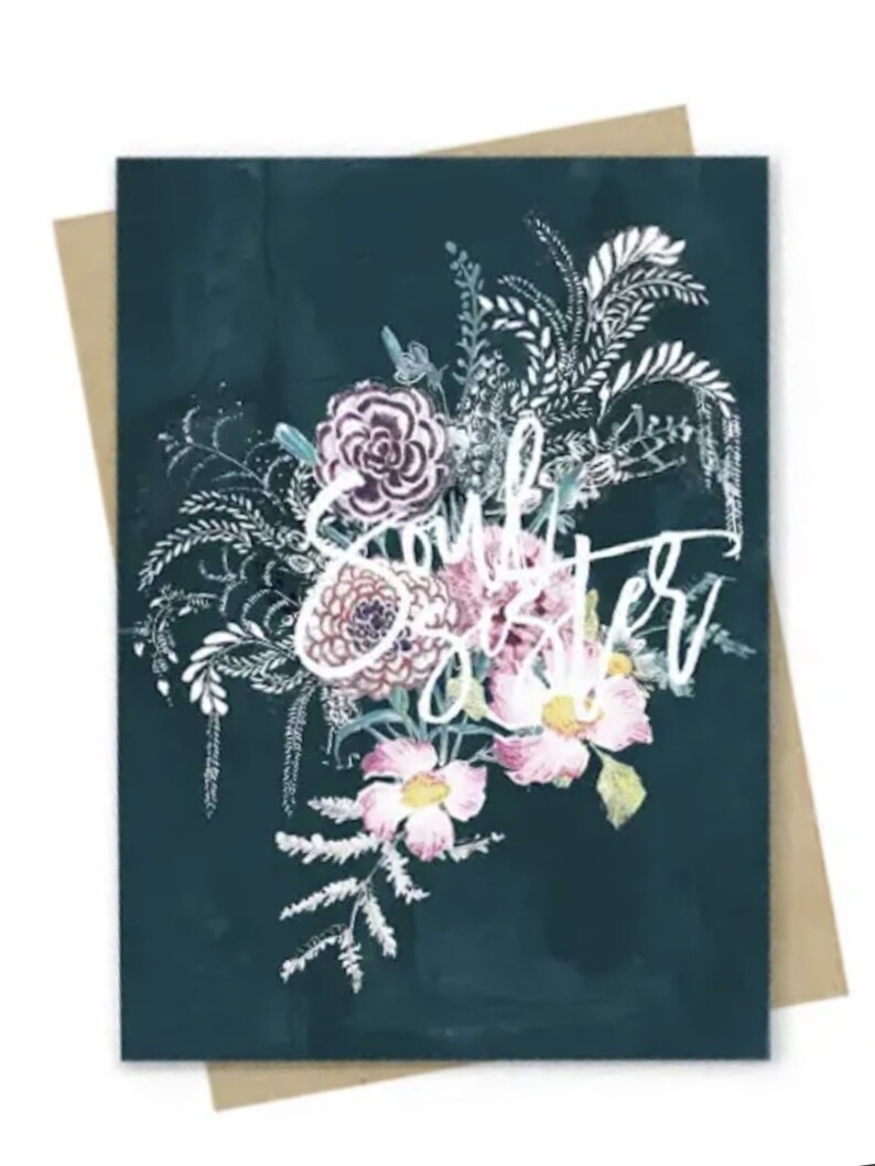 Soul Sister Small Greeting Card - PAC156