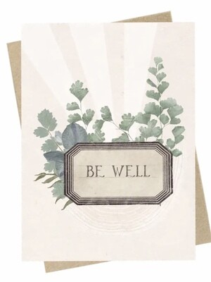 Be Well Small Greeting Card - PAC189
