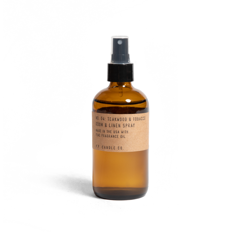 Teakwood + Tobacco 7.75 oz Room Spray - P.F. Candle Co.