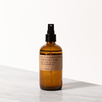 Teakwood + Tobacco 7.75 oz Room Spray - P.F. Candle Co.