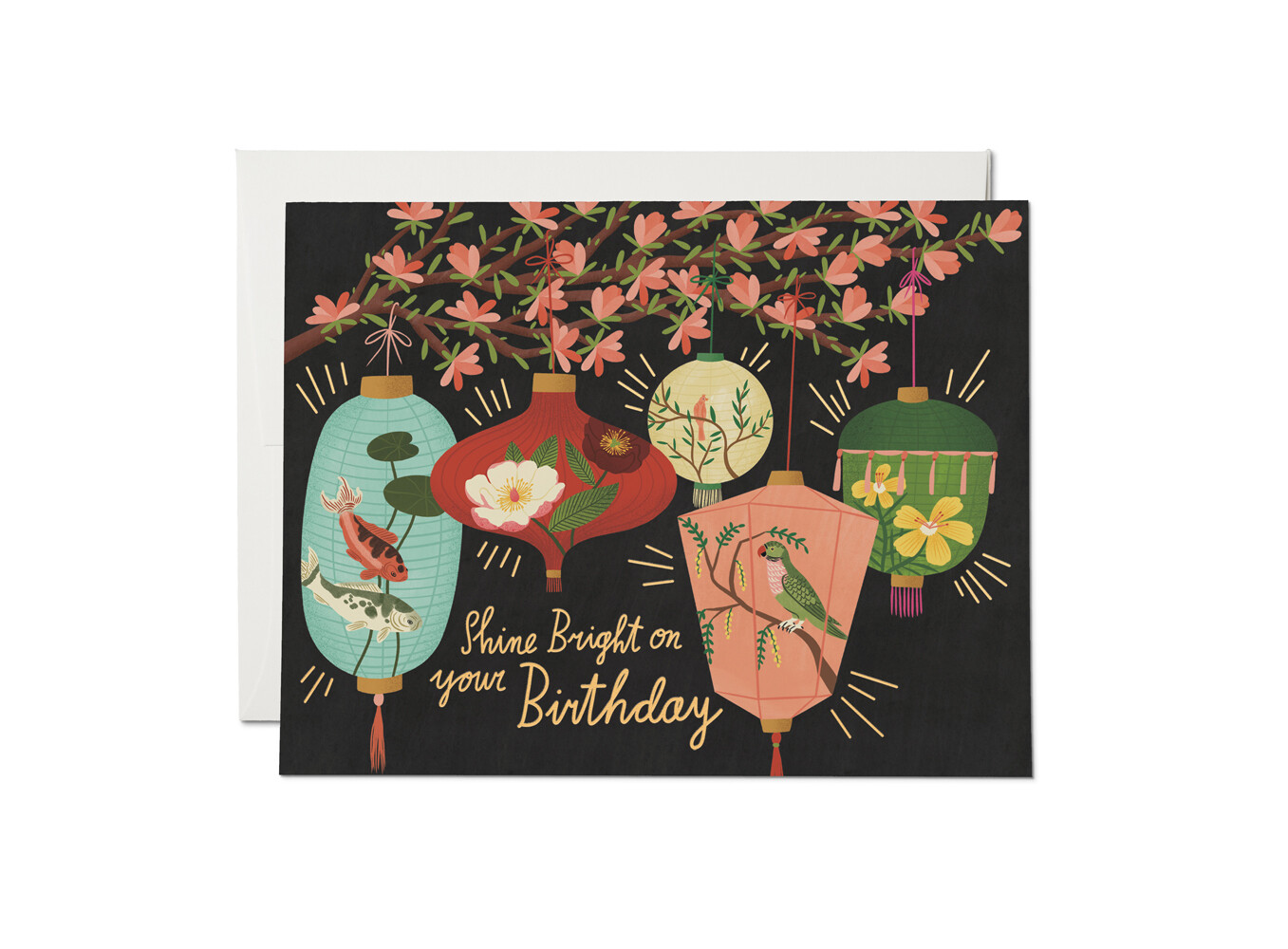 Birthday Lanterns Greeting Card - RC113