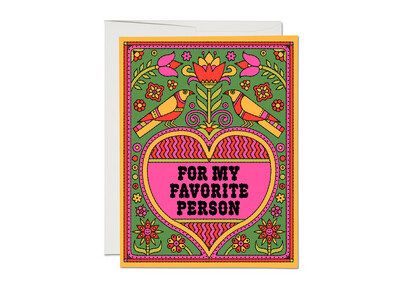 Favorite Person Greeting Card - RC108