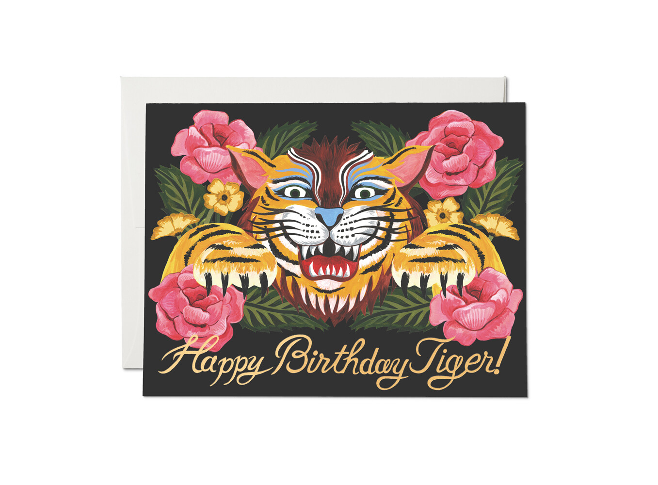 Happy Birthday Tiger Roar Greeting Card - RC120