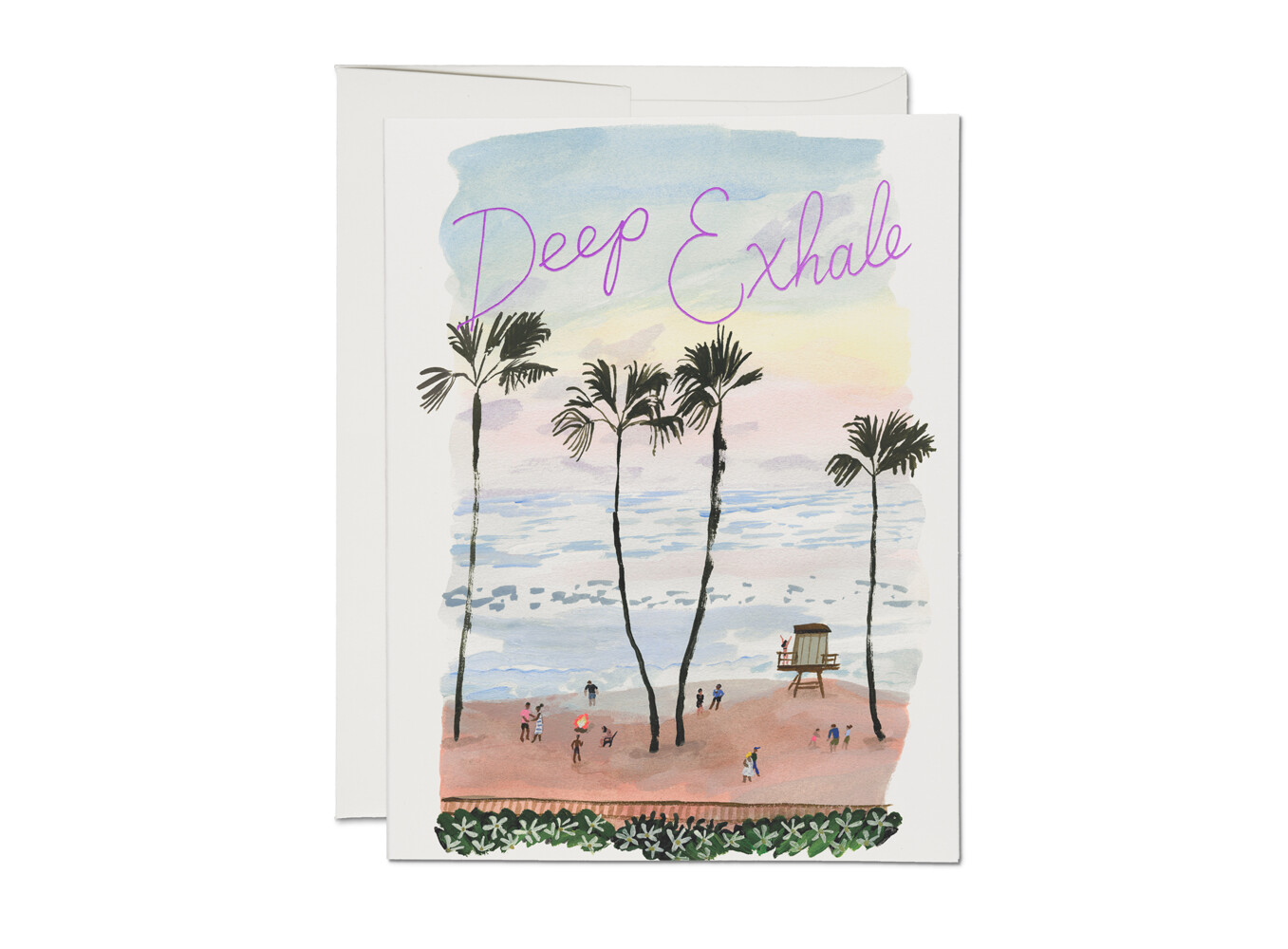 Deep Exhale Greeting Card - RC91 SALE