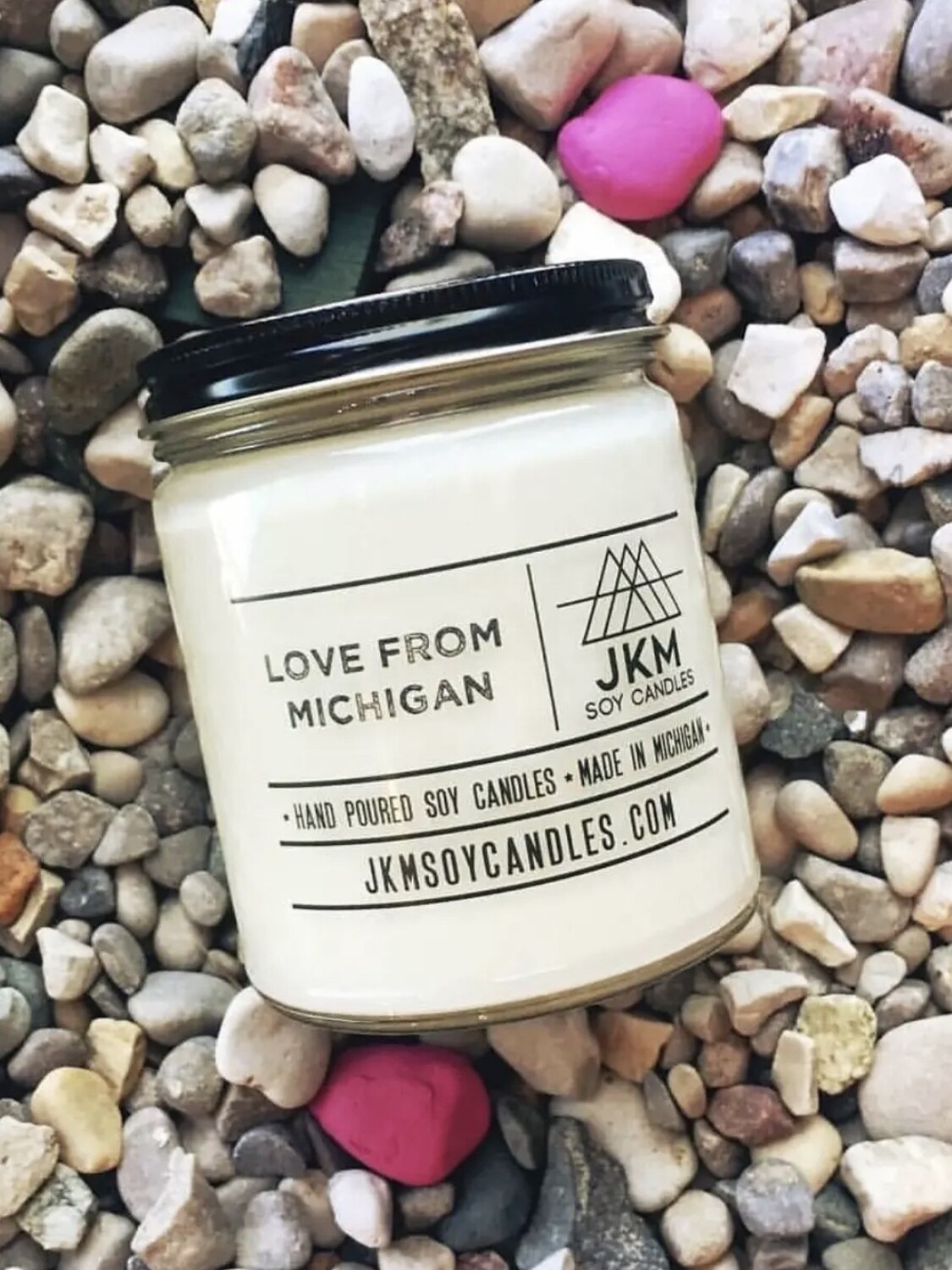 Love From Michigan 9 oz Soy JKM Candle 
