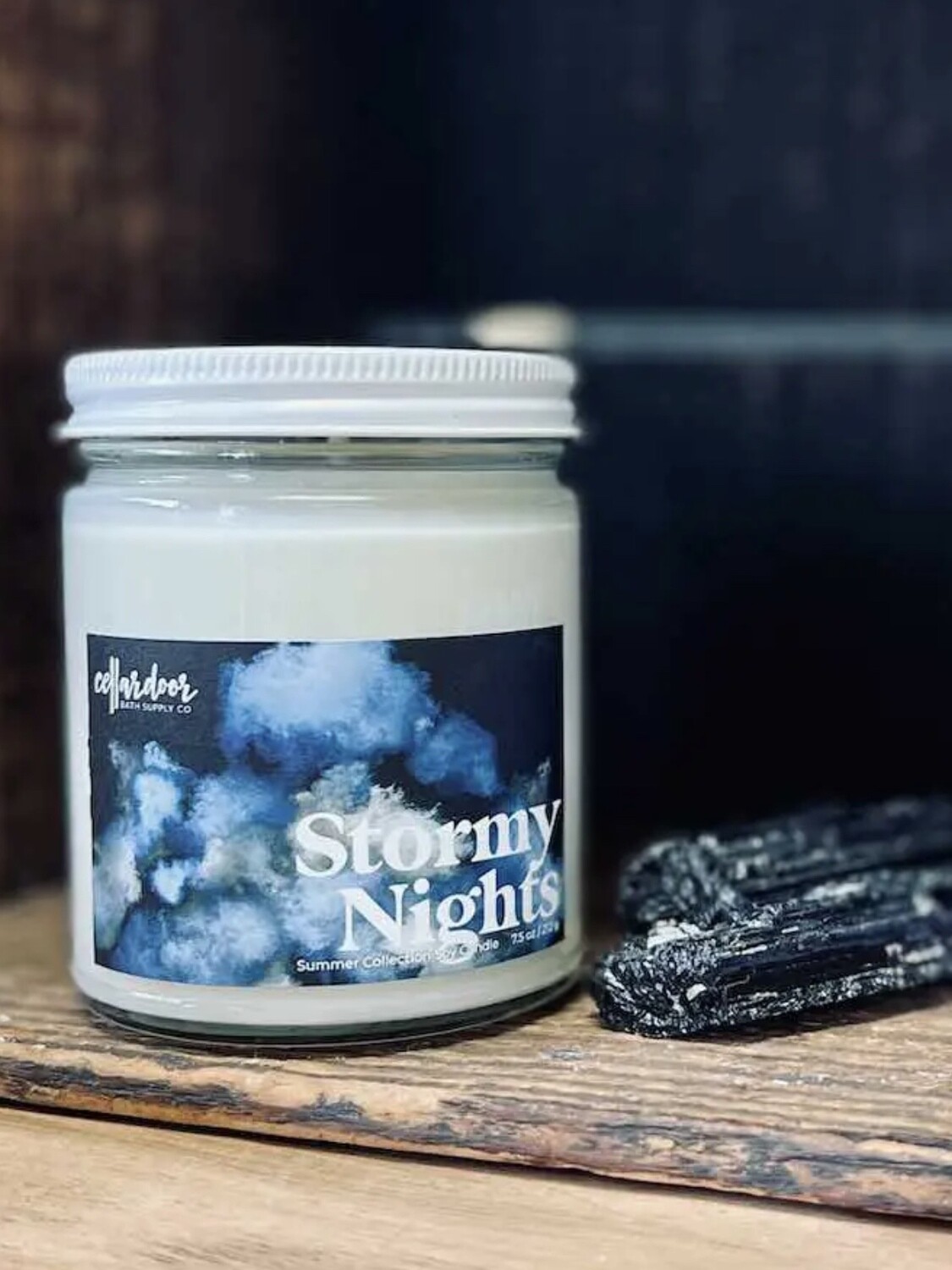 Stormy Nights  7.5 oz Soy Candle 