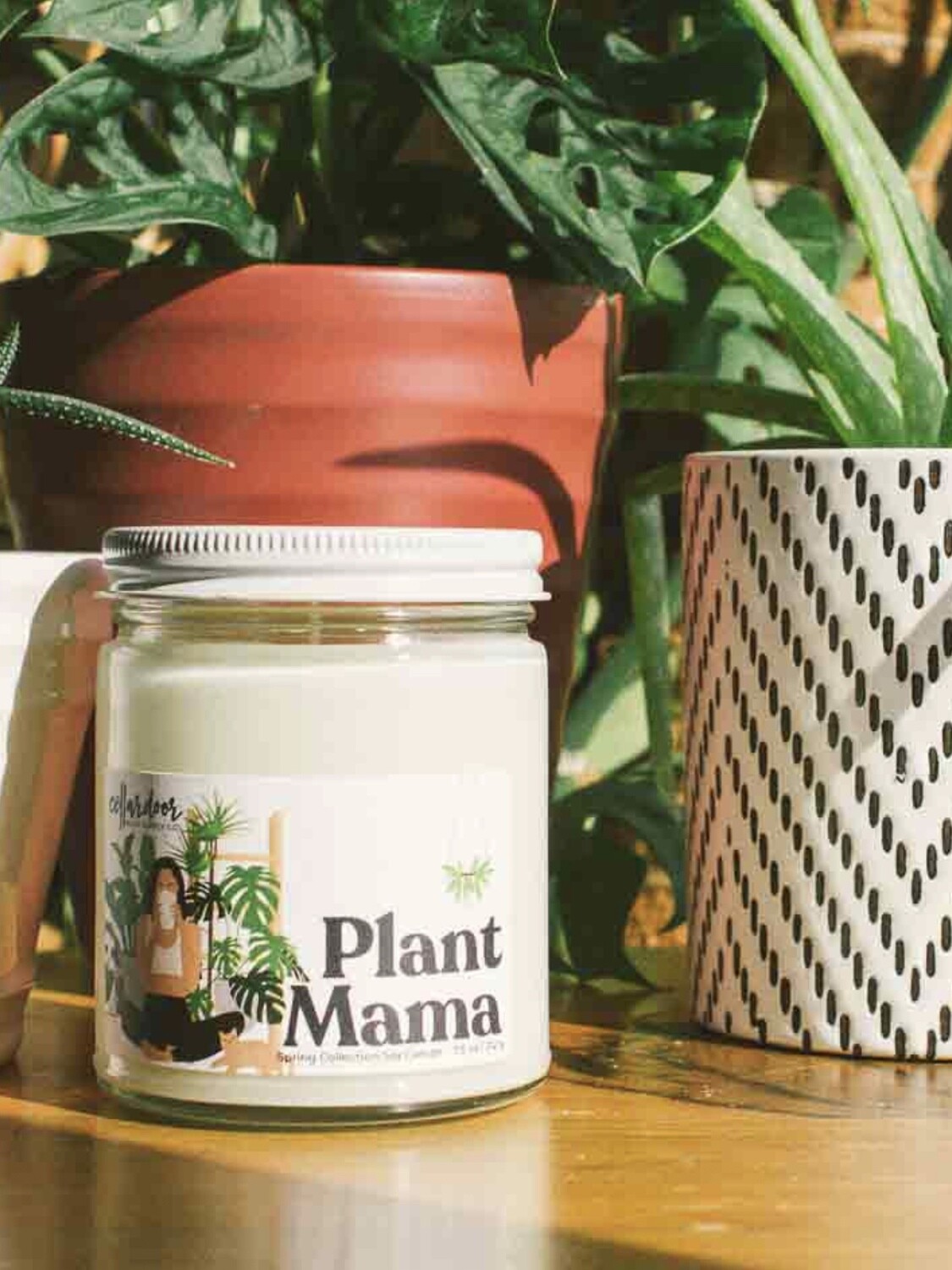 Plant Mama  7.5 oz Soy Candle 