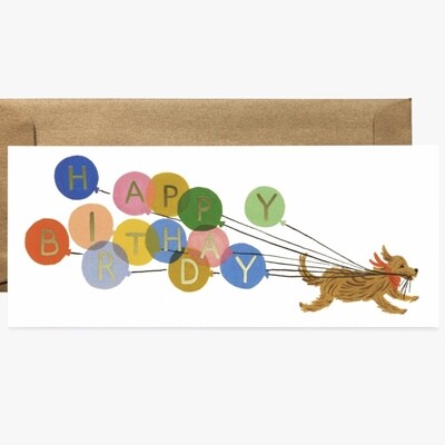 Birthday Balloons Greeting Card - Rifle Paper Co. RPC168