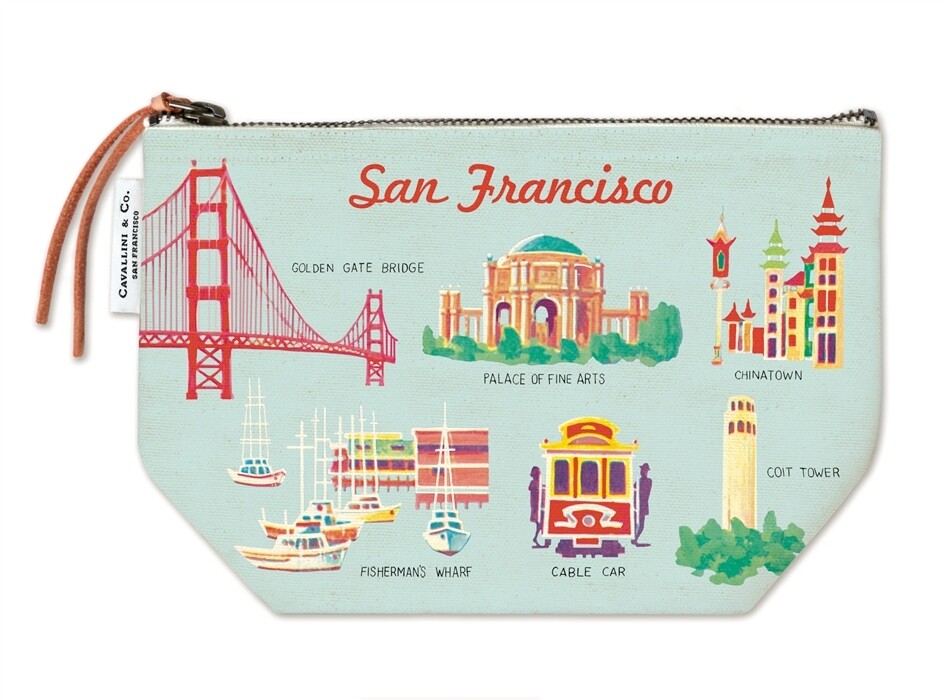 San Francisco Vintage Pouch