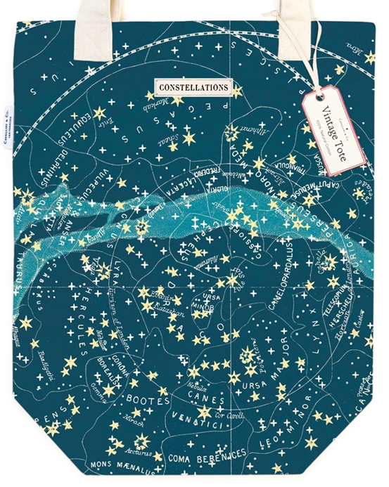 Celestial Canvas Tote Bag 