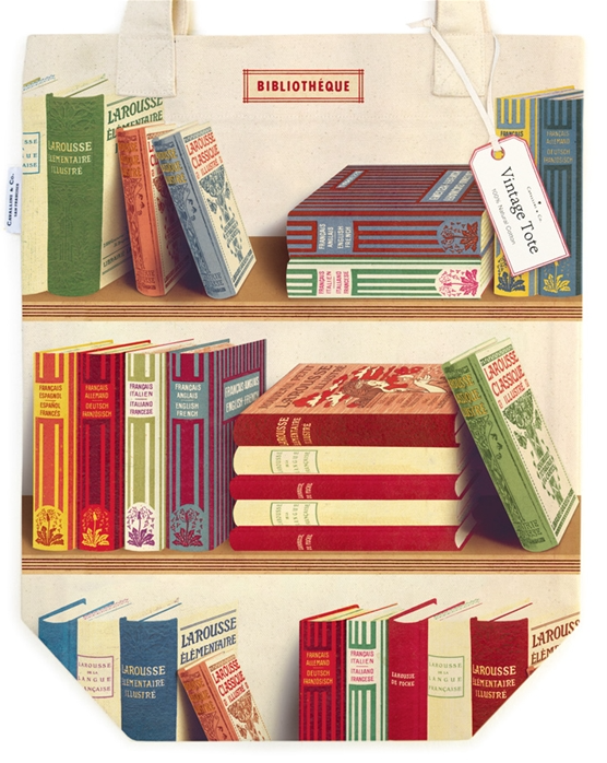 Library Books Tote Bag