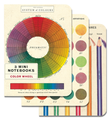 Set of 3 Mini Color Wheel Notebooks - CNB-COL