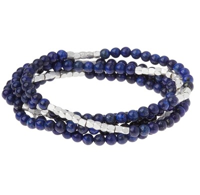 SW045 Stone Wrap Bracelet/Necklace - Lapis