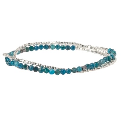 Apatite Delicate Stone Wrap Bracelet/Necklace - SD022