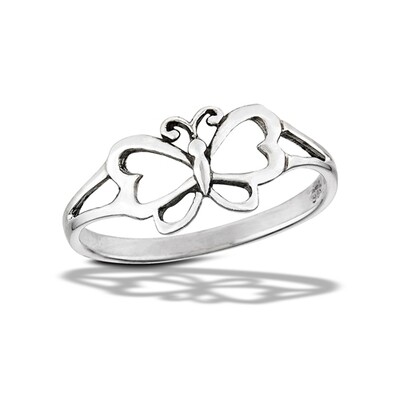 Sterling  Silver Little Butterfly Ring - RW2296
