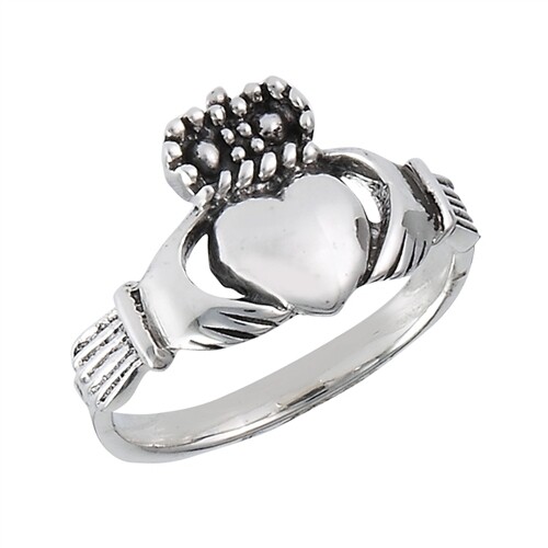Sterling Silver Claddagh Ring - RW2416