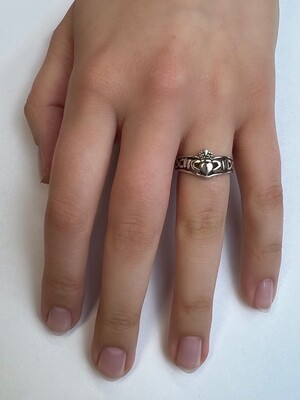 Sterling Silver Claddagh Ring - RW2530