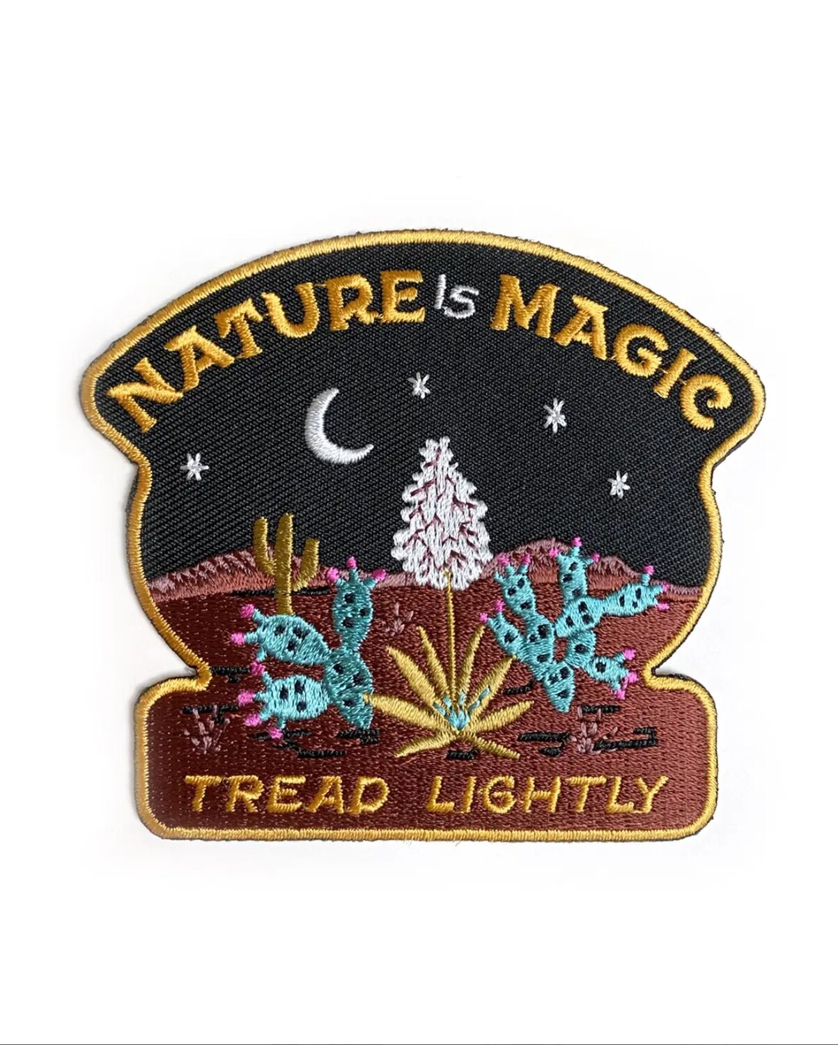 Nature Is Magic Embroidered Patch - AQPA27