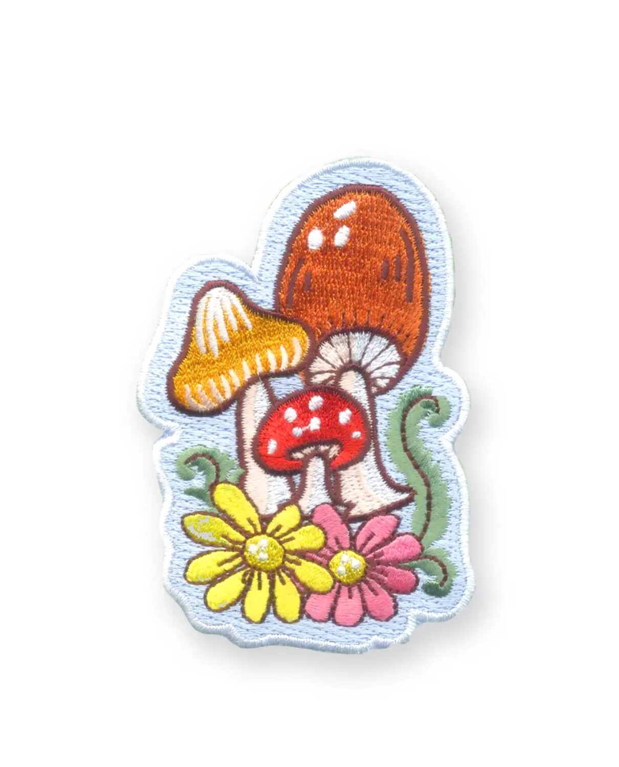 Mushrooms Embroidered Patch - AQPA24