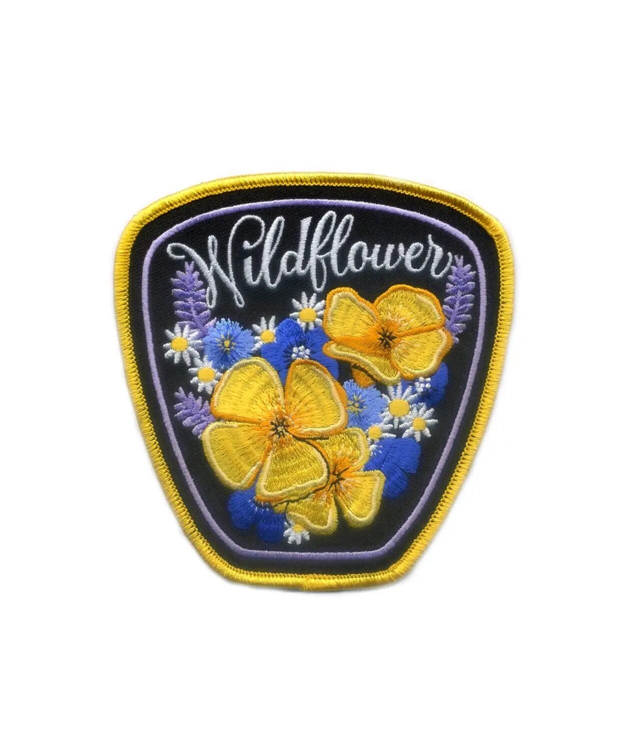 Wildflowers Embroidered Patch - AQPA23