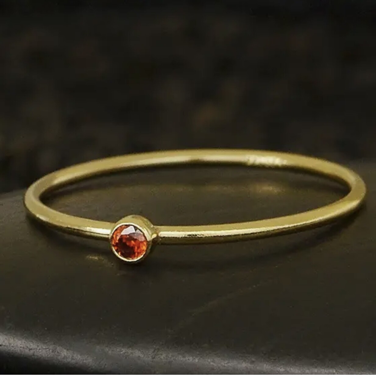 January Gold Filled Birthstone Ring - NR201 