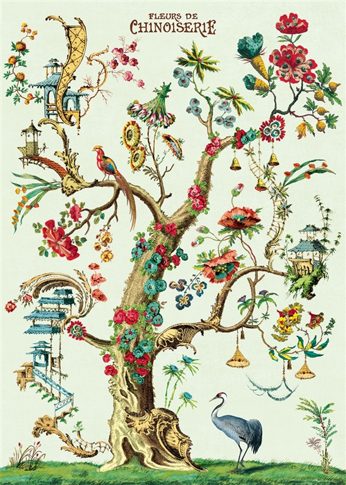 Fleurs de Chinoiserie Poster  - 20” X 28” - #409