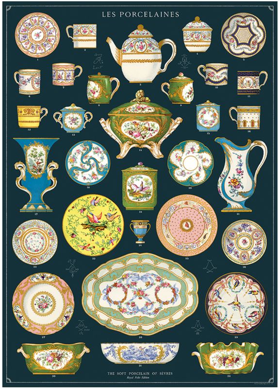 Les Porcelains Poster  - 20” X 28” - #220