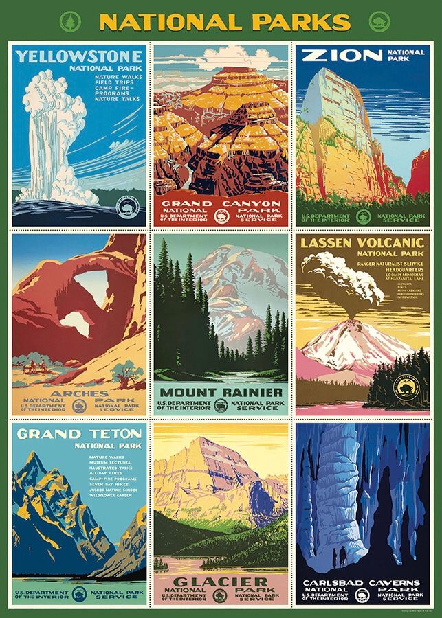 National Parks Posters Poster  - 20” X 28” - #421