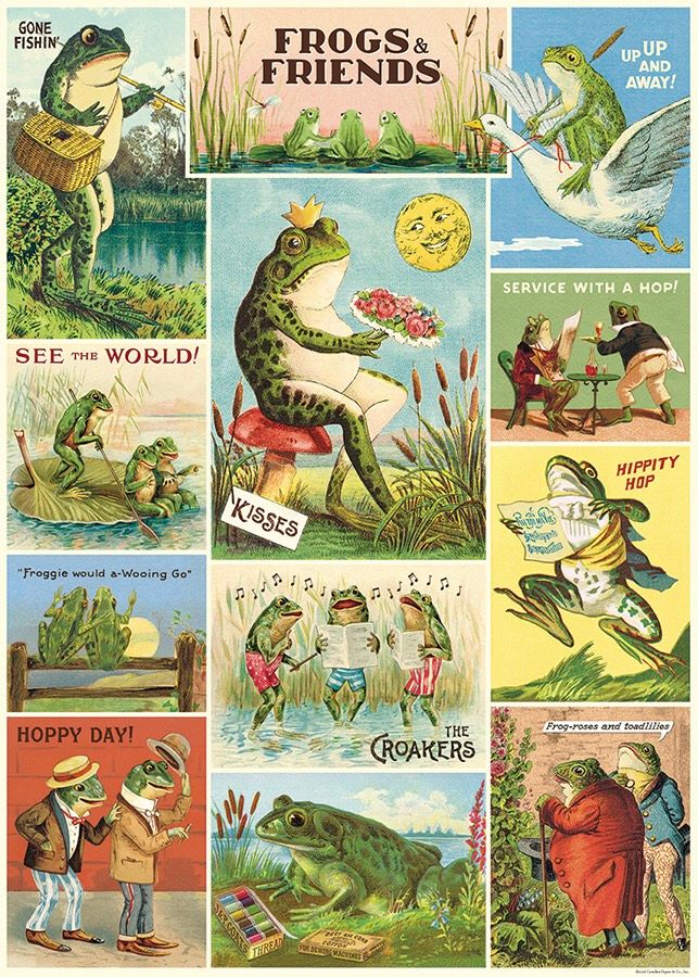 Frogs &amp; Friends Poster  - 20” X 28” - #209
