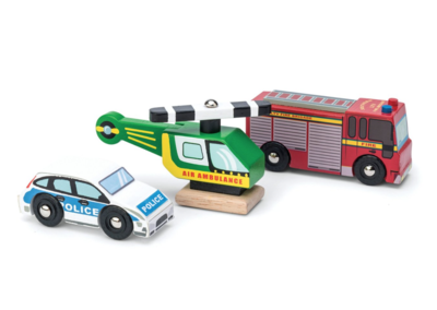 Le Toy Van - Emergency Vehicle Set
