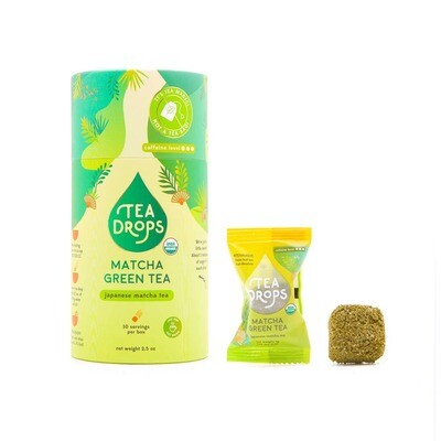 Matcha Green Tea - Tea Drops Cylinder