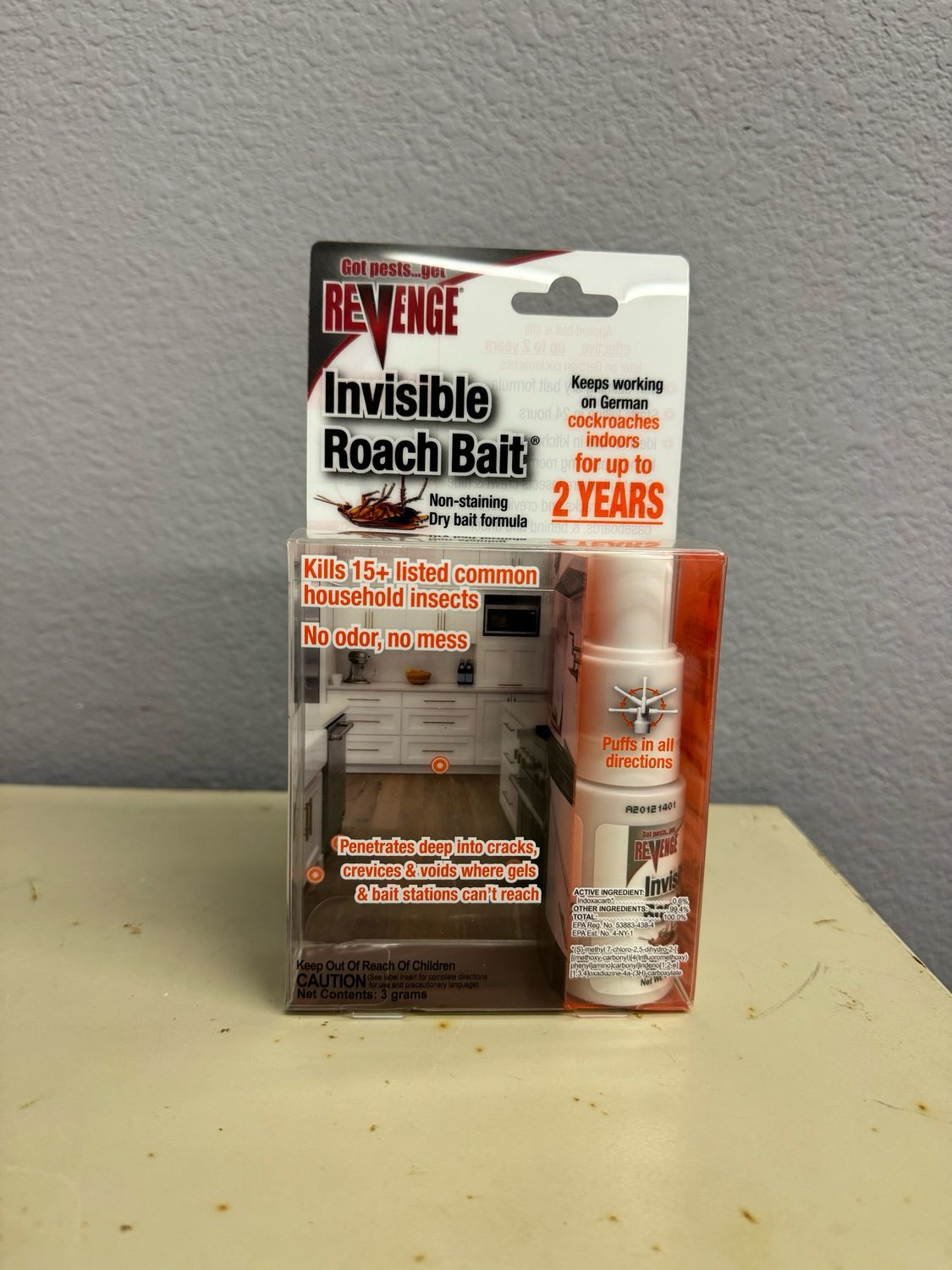 Revenge Invisible Roach Bait 3gm