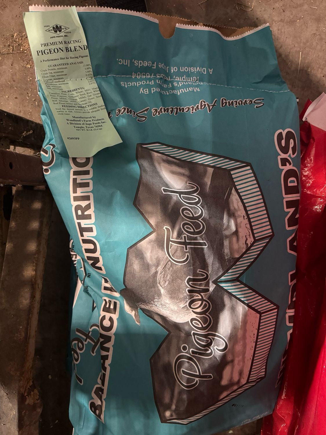Wendlands Racing Pigeon 50lb