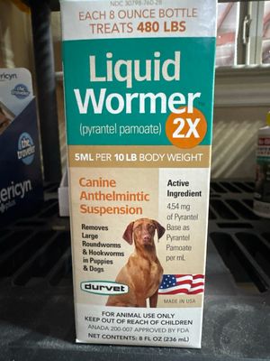Durvet Liquid Wormer 2x 8oz 