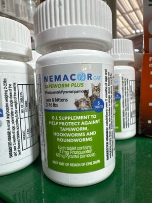 Nemacor Cat Tapeworm 5ct