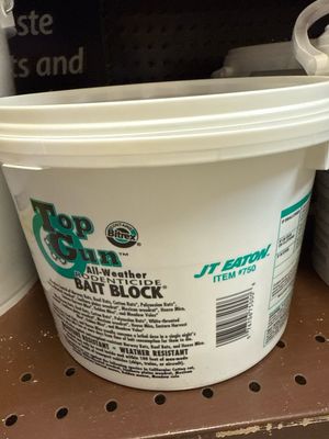 Top Gun Rodent Bait Block Pail 128ct