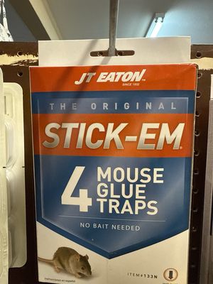 JT Eaton Stick-Em Mouse Glue Traps 4pk