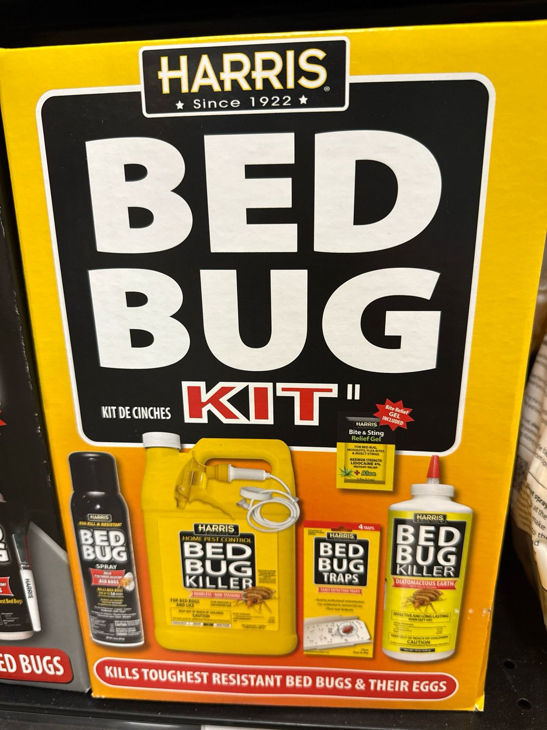Harris Bed Bug Kit Yellow Label